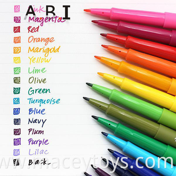 felt tip pens